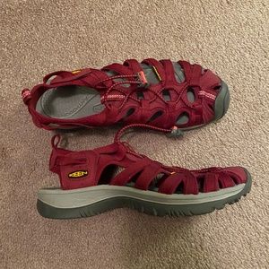 Keen Whisper walking sandals (women's 8)